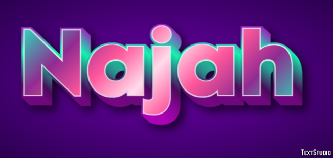 Najah Text Effect