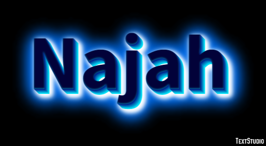 Najah Text Effect