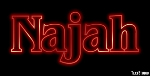 Najah Text Effect