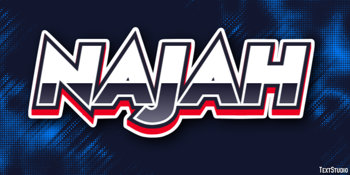 Najah Text Effect