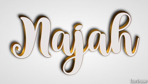 Najah Text Effect
