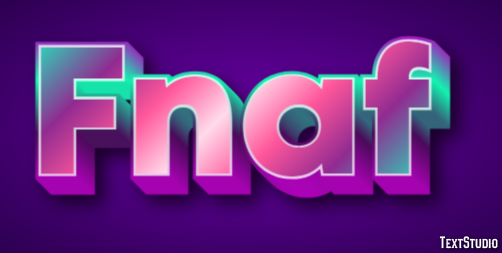 Fnaf Tekst Effect