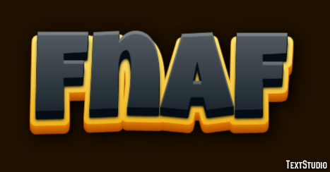 Fnaf Tekst Effect