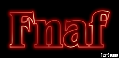 Fnaf Tekst Effect