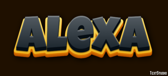 Alexa Efeito de texto