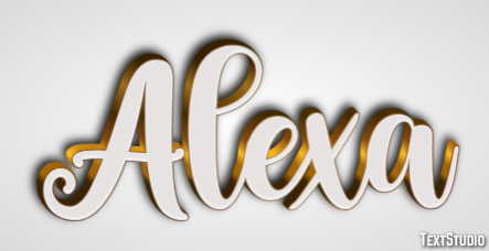 Alexa Efeito de texto