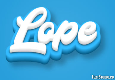 Lope Texteffekt