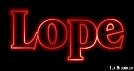 Lope Texteffekt