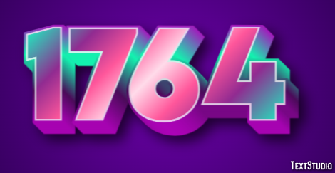 1764 Text Effect