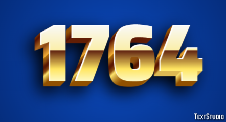 1764 Text Effect