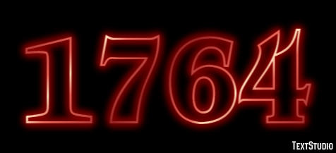1764 Text Effect