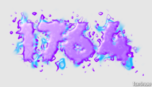 1764 Text Effect