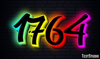 1764 Text Effect