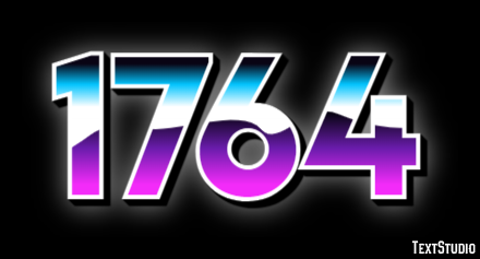 1764 Text Effect