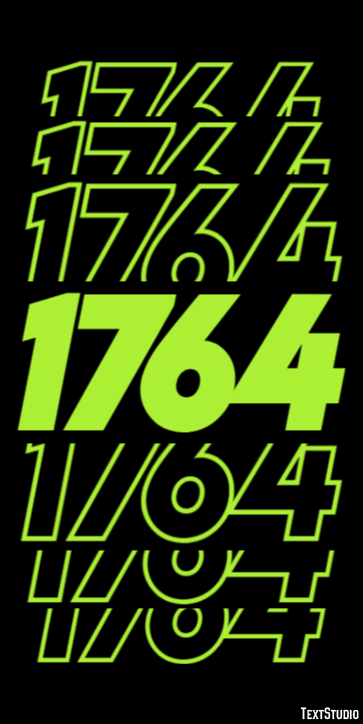 1764 Text Effect