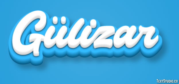 Gülizar テキスト効果