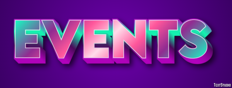 Events Text Effect