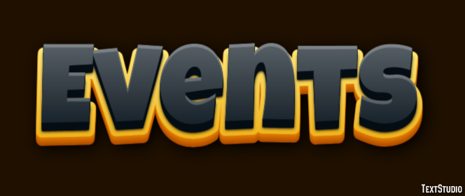 Events Text Effect