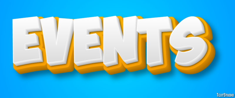 Events Text Effect