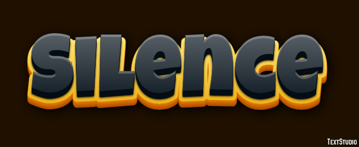 Silence Text Effect