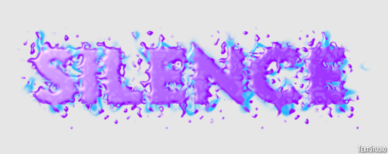 Silence Text Effect