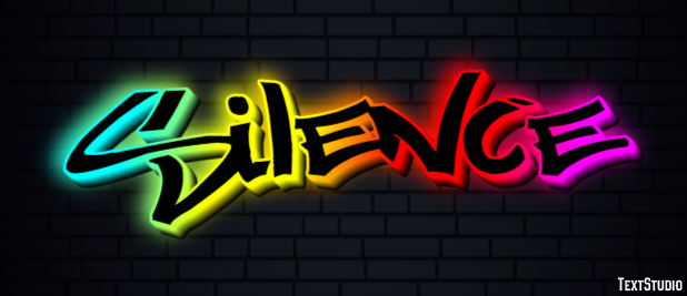 Silence Text Effect