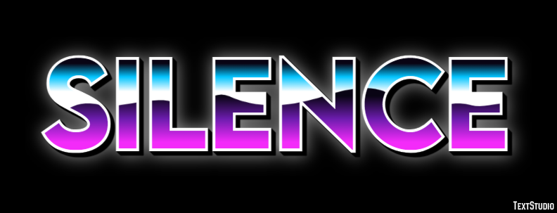 Silence Text Effect