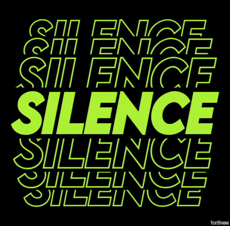 Silence Text Effect