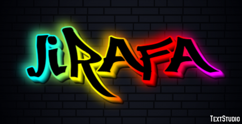 Jirafa Efecto de texto