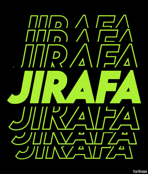 Jirafa Efecto de Texto