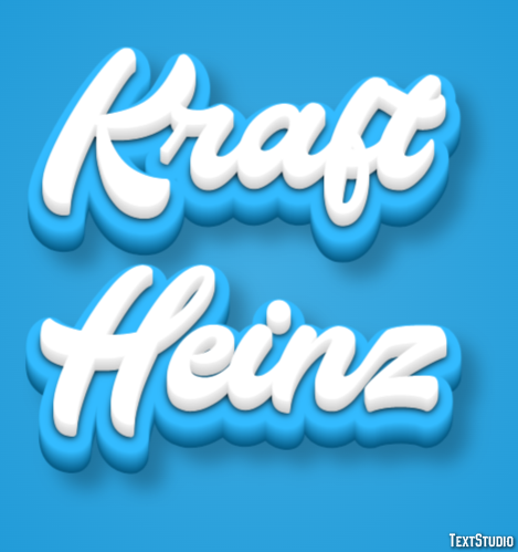 Kraft Heinz Efecto de texto