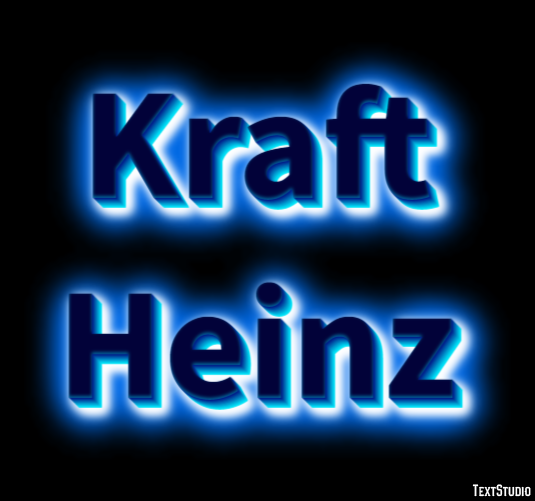 Kraft Heinz Efecto de texto