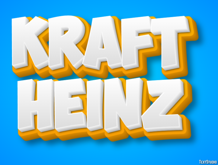 Kraft Heinz Efecto de texto