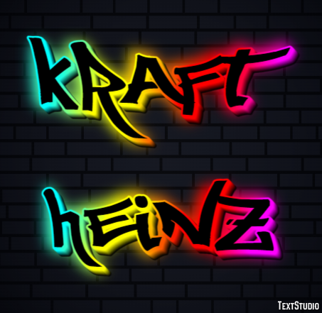 Kraft Heinz Efecto de texto