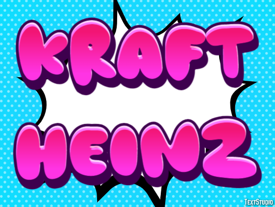 Kraft Heinz Efecto de texto