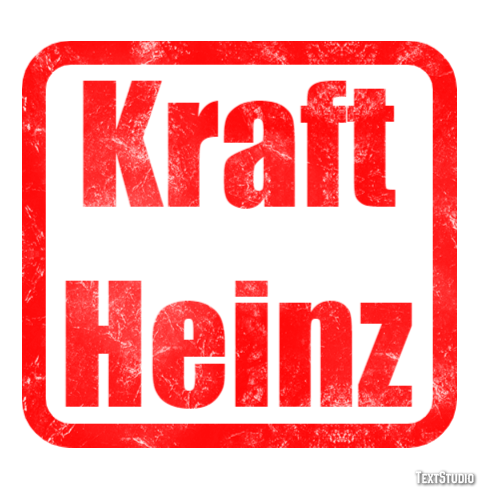 Kraft Heinz Efecto de texto