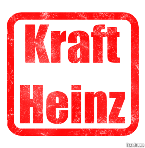 Kraft Heinz Эффект текста