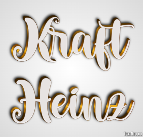 Kraft Heinz Efecto de texto