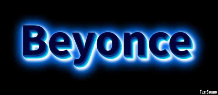 Beyonce Text Effect and Logo Design Trend