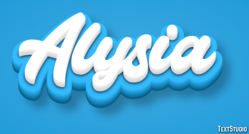 Alysia Text Effect
