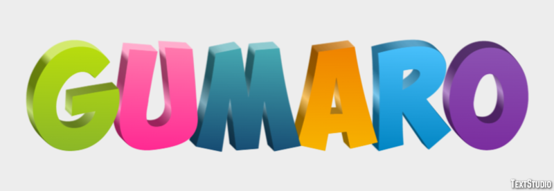Gumaro Efecto de texto