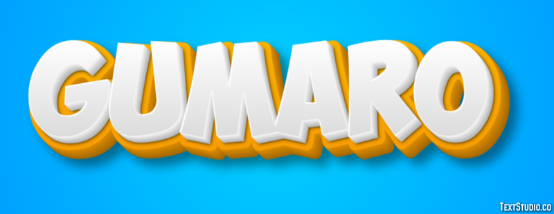 Gumaro Efecto de texto