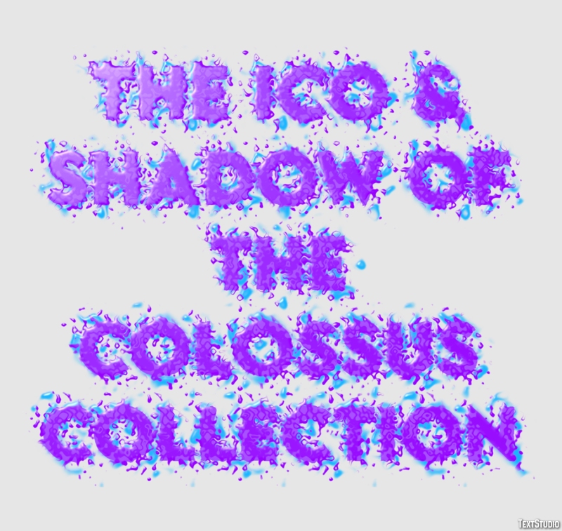 The ICO & Shadow of the Colossus Collection Effetto testo