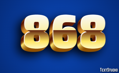 868 Text Effect