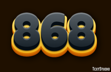 868 Text Effect