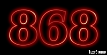 868 Text Effect