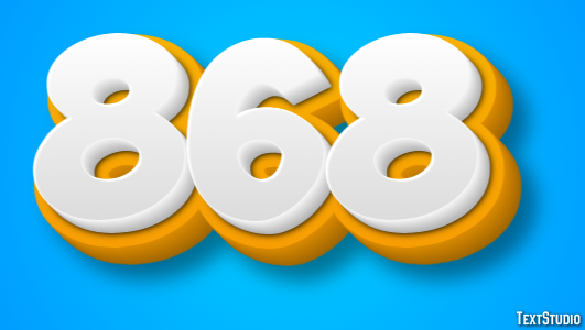 868 Text Effect