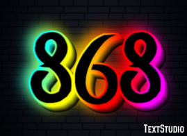 868 Text Effect