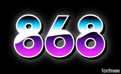 868 Text Effect