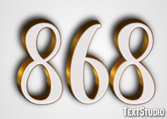 868 Text Effect